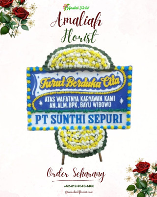 Papan Bunga Duka di Rasanae Barat