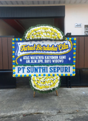 Papan Bunga Duka di Rasanae Barat